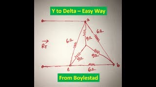 YDelta Conversion DC Circuit Equivalent Resistant Solution Boylestad Example 8 30 [upl. by Wahlstrom]