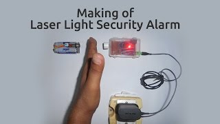 How to make a Laser Light Security Alarm [upl. by Saul]